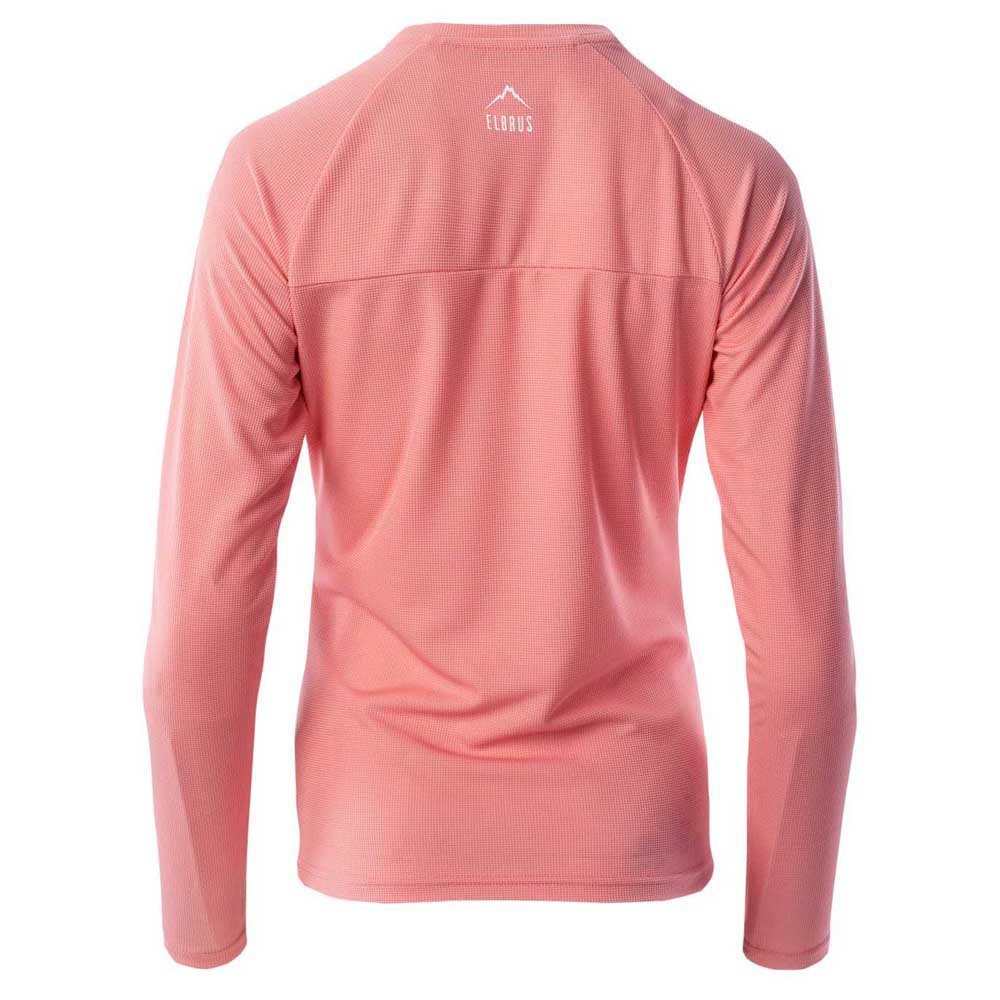 Flamingo Pink - Back - Elbrus Womens-Ladies Almar Logo Long-Sleeved T-Shirt