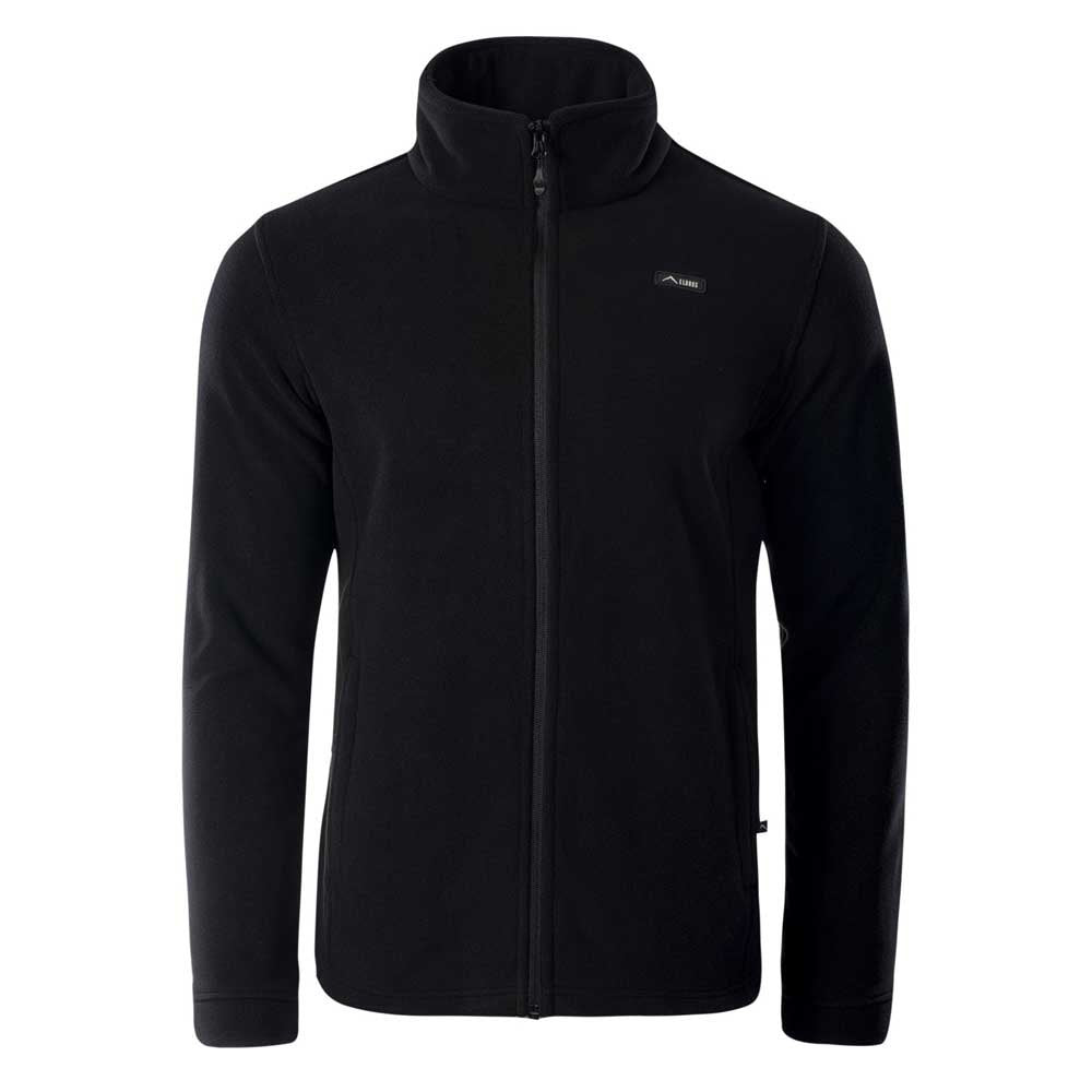 Black - Front - Elbrus Mens Maze Fleece Jacket