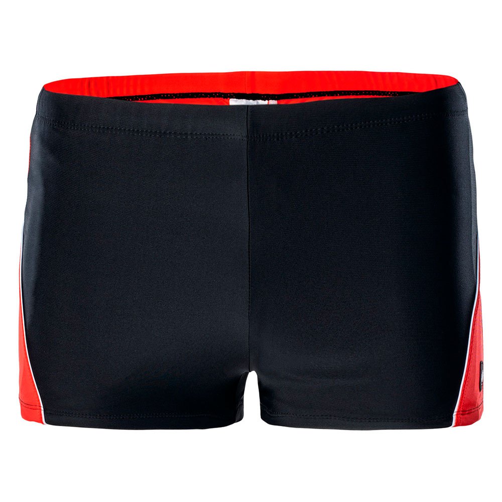 Black-Fiery Red - Front - Aquawave Mens Helder Swim Shorts
