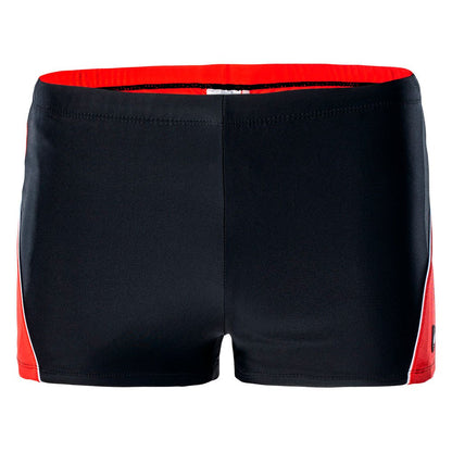 Black-Fiery Red - Front - Aquawave Mens Helder Swim Shorts