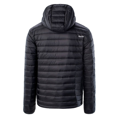 Black - Back - Hi-Tec Mens Cash Quilted Padded Jacket