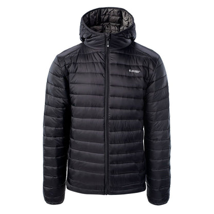 Black - Front - Hi-Tec Mens Cash Quilted Padded Jacket