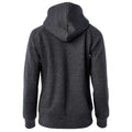 Dark Grey Melange-Black - Back - Elbrus Womens-Ladies Chiano Full Zip Hoodie