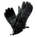 Black - Front - Hi-Tec Mens Rodeno Waterproof Ski Gloves
