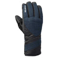 Black-Salute Melange - Side - Iguana Mens Richer Logo Ski Gloves