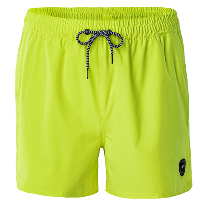 Neon Yellow - Front - Aquawave Mens Degras Swim Shorts