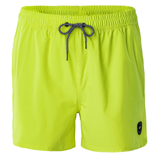 Neon Yellow - Front - Aquawave Mens Degras Swim Shorts