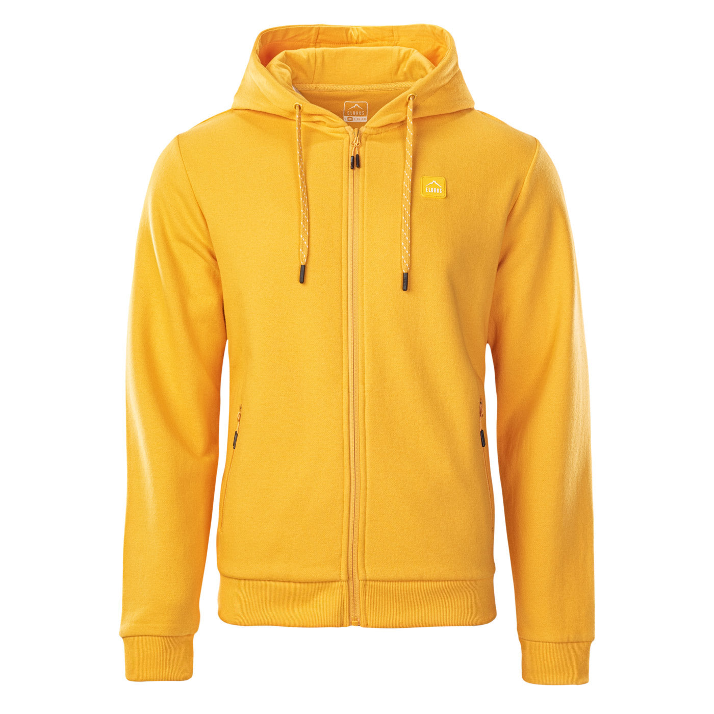 Saffron - Front - Elbrus Mens Reinar Full Zip Hoodie