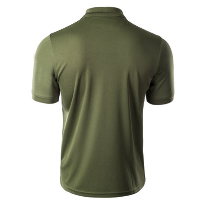 Olive-Winter Pear - Back - Magnum Mens Plain Polo Shirt