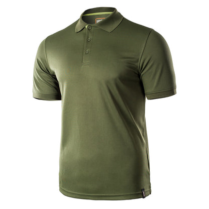 Olive-Winter Pear - Side - Magnum Mens Plain Polo Shirt