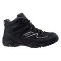 Black-Dark Grey - Side - Elbrus Mens Maash Waterproof Mid Cut Hiking Shoes