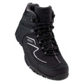 Black-Dark Grey - Close up - Elbrus Mens Maash Waterproof Mid Cut Hiking Shoes