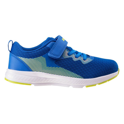 Royal Blue-Lime - Side - Bejo Childrens-Kids Bremeris Trainers