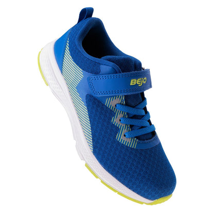 Royal Blue-Lime - Pack Shot - Bejo Childrens-Kids Bremeris Trainers