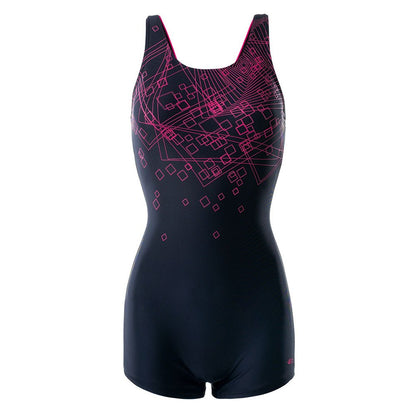 Black-Raspberry-Sorbet Pink - Front - Aquawave Womens-Ladies Qarakuma One Piece Swimsuit
