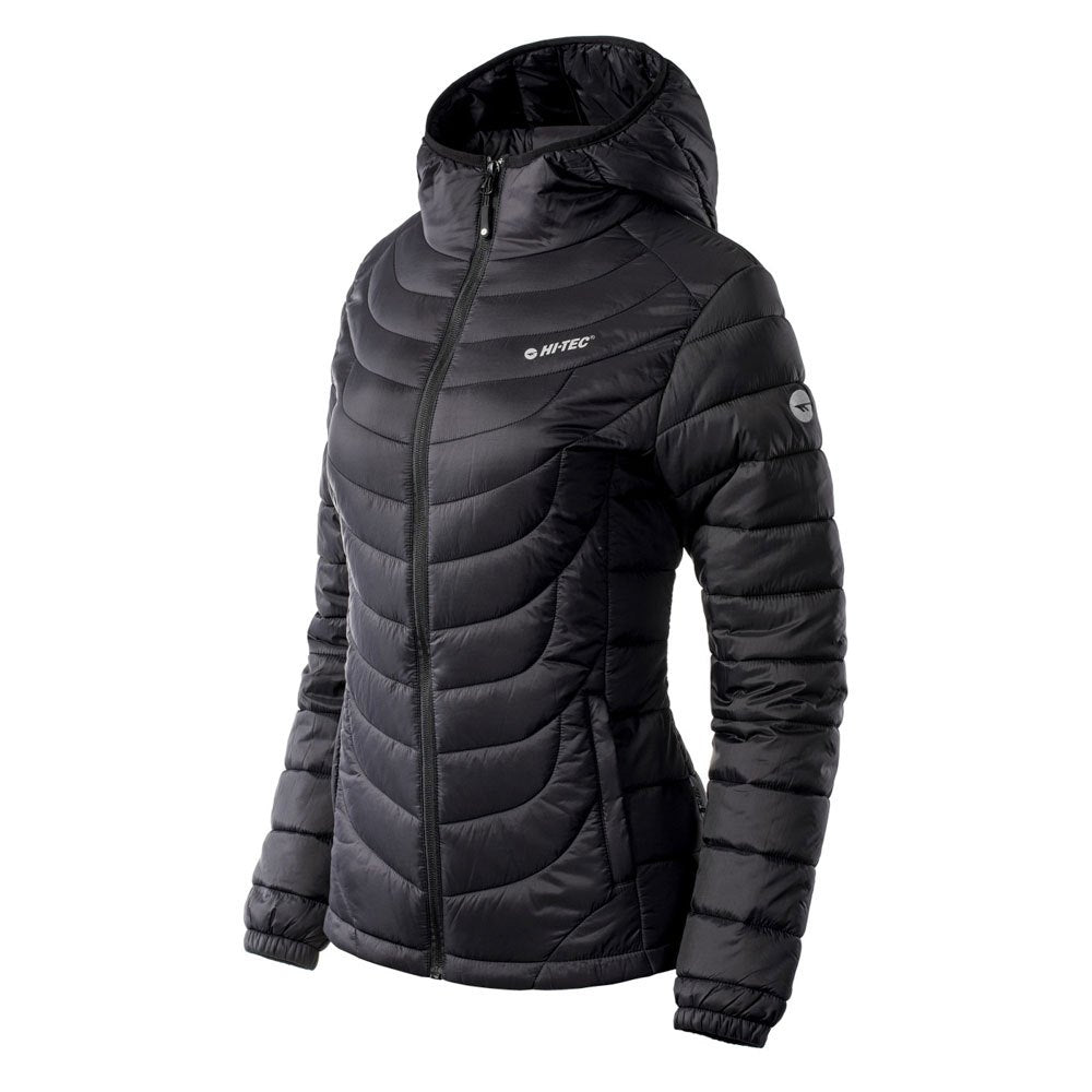 Black - Side - Hi-Tec Womens-Ladies Lady Neva Padded Jacket