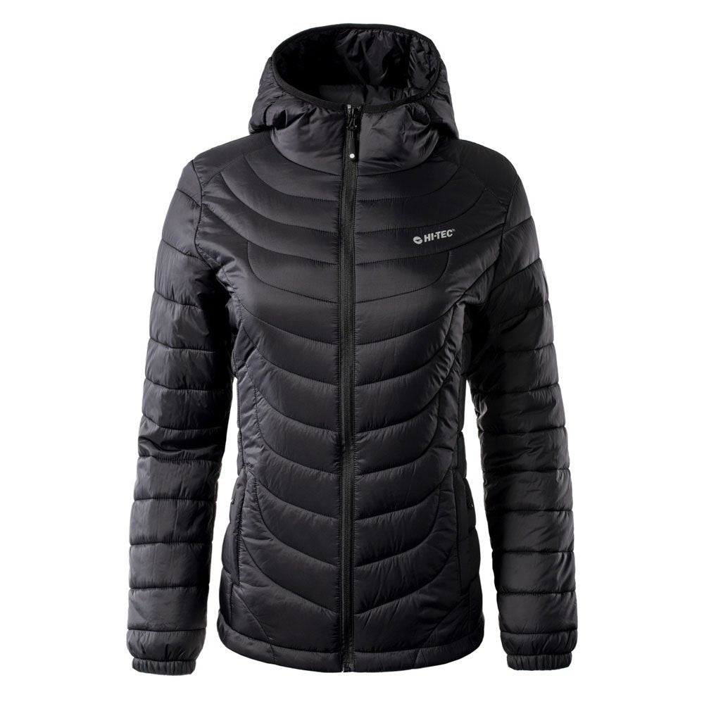 Black - Front - Hi-Tec Womens-Ladies Lady Neva Padded Jacket