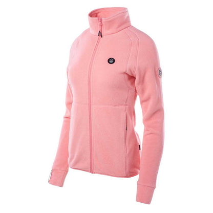 Flamingo Pink - Side - Elbrus Womens-Ladies Riva Polartech Fleece Jacket