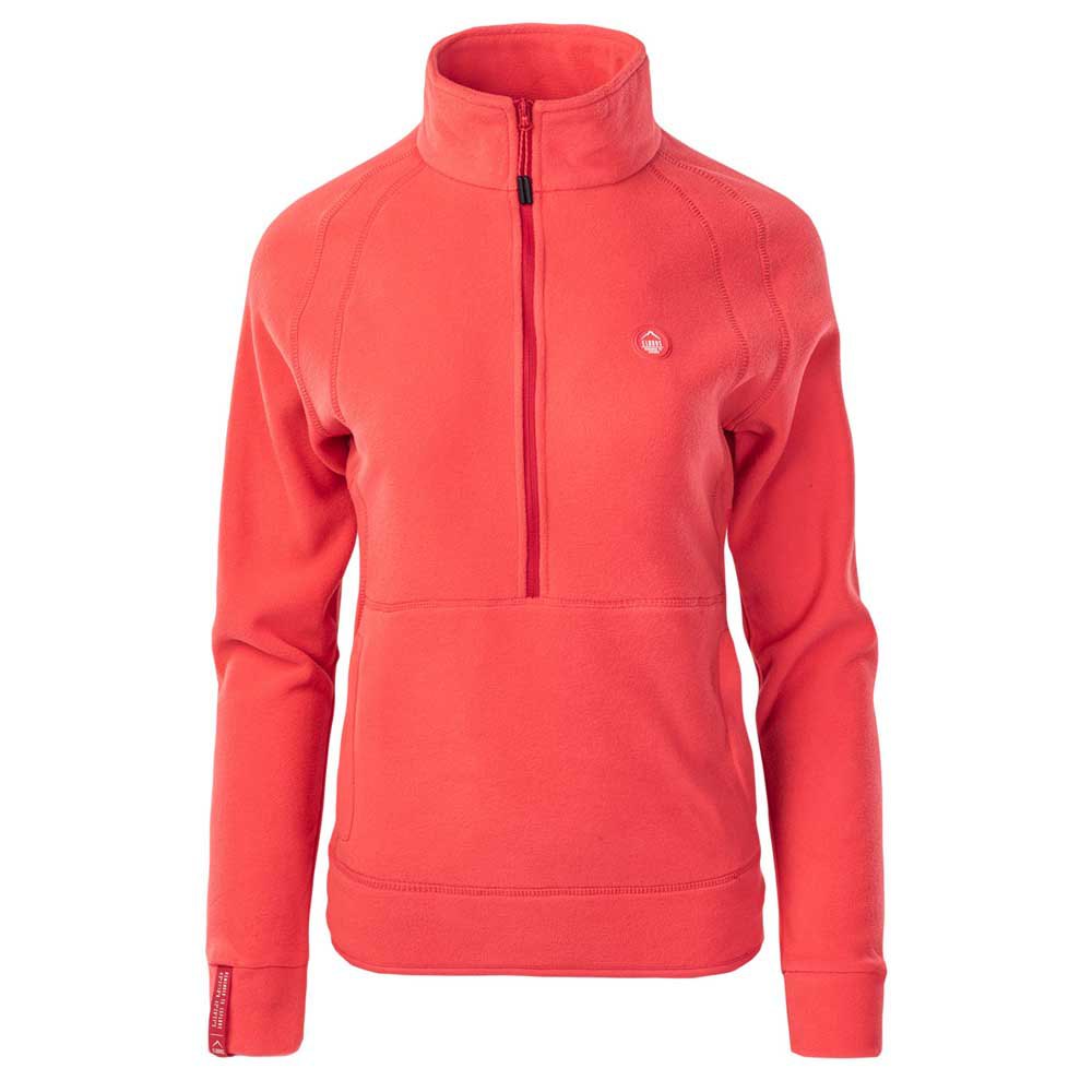Hibiscus-Ski Patrol - Front - Elbrus Womens-Ladies Riva Polartech Half Zip Fleece Top