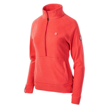 Hibiscus-Ski Patrol - Side - Elbrus Womens-Ladies Riva Polartech Half Zip Fleece Top