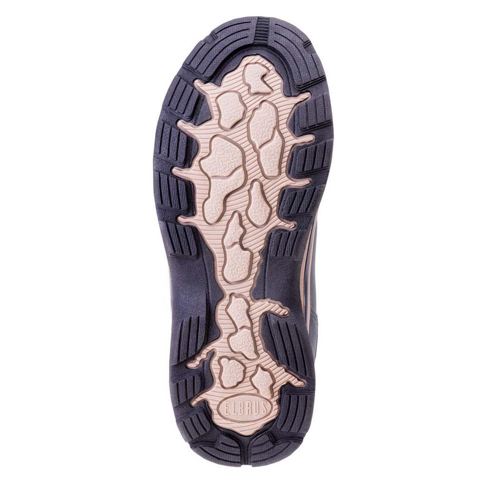 Navy - Back - Elbrus Childrens-Kids Wadi Mid Cut Walking Boots