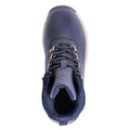 Navy - Side - Elbrus Childrens-Kids Wadi Mid Cut Walking Boots