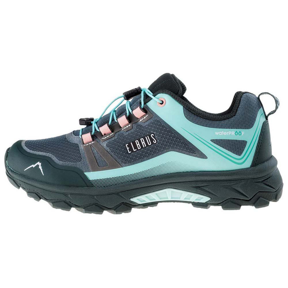 Balsam Green-Green Gables-Coral Almond - Lifestyle - Elbrus Womens-Ladies Ergides Waterproof Walking Shoes