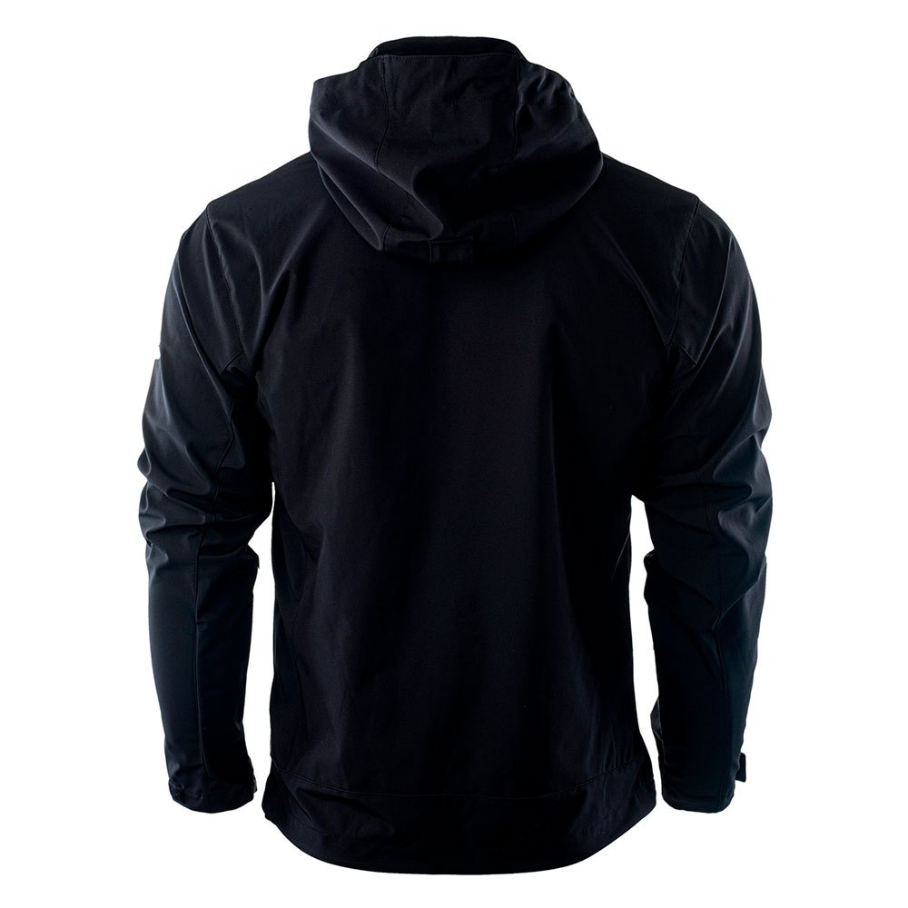 Black-Black - Back - Hi-Tec Mens Nils Soft Shell Jacket