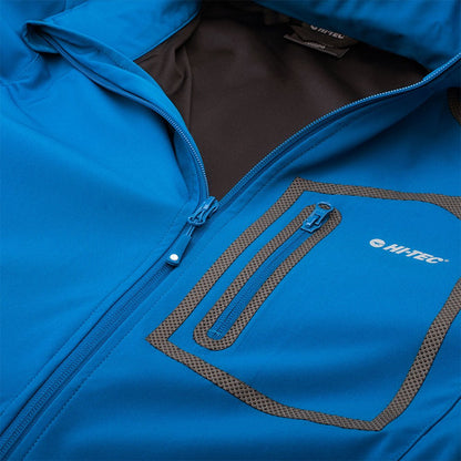 Classic Blue-Anthracite - Lifestyle - Hi-Tec Mens Nils Soft Shell Jacket
