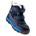 Navy-Blue - Close up - Bejo Childrens-Kids Baisy Winter Snow Boots