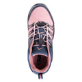 Ash Rose-Midnight Navy - Back - Elbrus Childrens-Kids Erimley Logo Waterproof Low Cut Walking Shoes