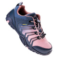 Ash Rose-Midnight Navy - Close up - Elbrus Childrens-Kids Erimley Logo Waterproof Low Cut Walking Shoes
