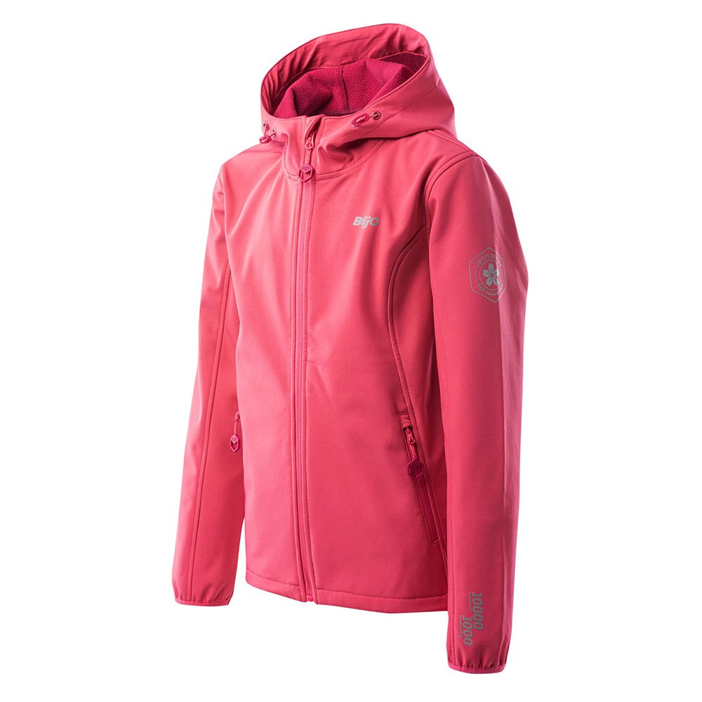 Honeysuckle-Cherries Jubilee - Side - Bejo Childrens-Kids Juvia Soft Shell Jacket