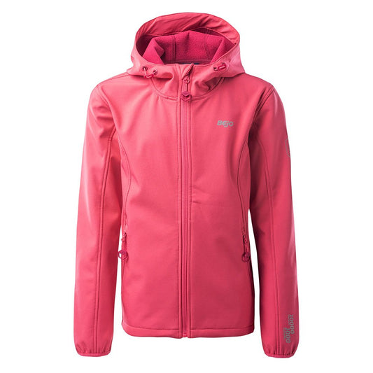 Honeysuckle-Cherries Jubilee - Front - Bejo Childrens-Kids Juvia Soft Shell Jacket