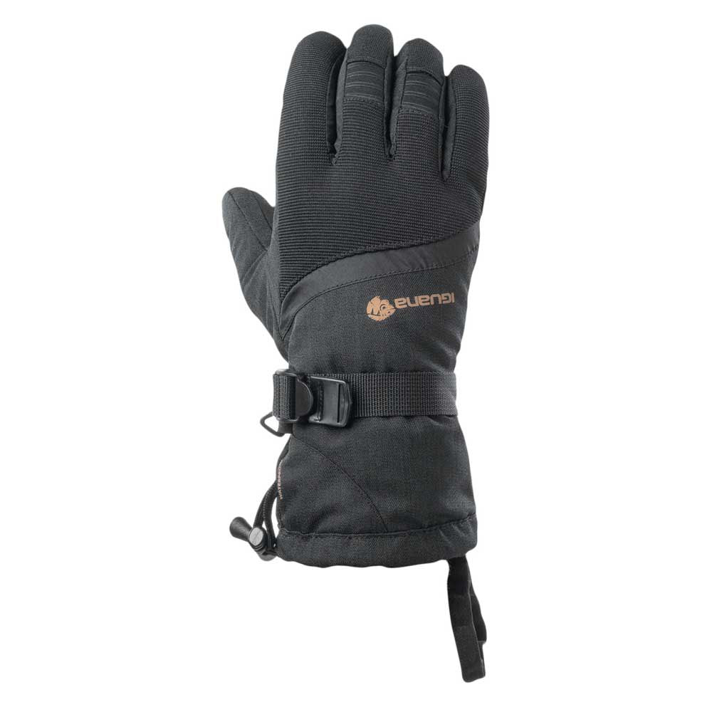 Black - Front - Iguana Womens-Ladies Kano Ski Gloves