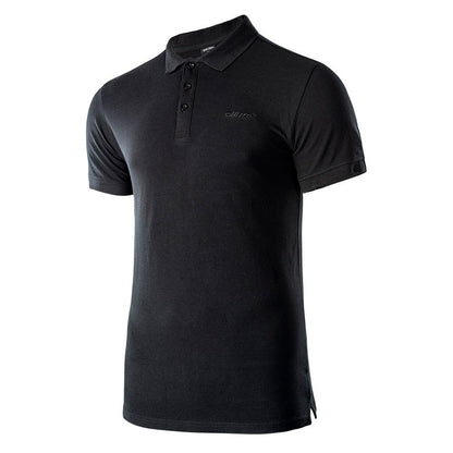 Black - Side - Hi-Tec Mens Micko Polo Shirt