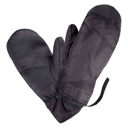Black-Dark Grey - Side - Iguana Mens Toru Ski Mittens