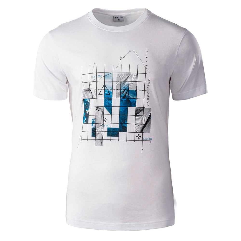 White - Front - Hi-Tec Mens Roden T-Shirt