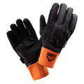 Black-Tangerine Tango - Front - Elbrus Mens Kaus Ski Gloves