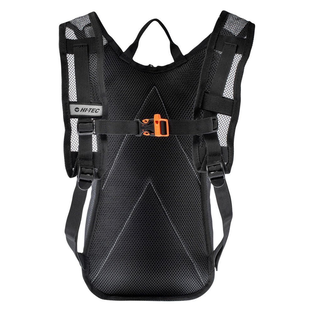 Black - Back - Hi-Tec Unisex Adult Walky Logo Backpack