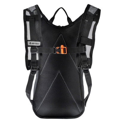 Black - Back - Hi-Tec Unisex Adult Walky Logo Backpack