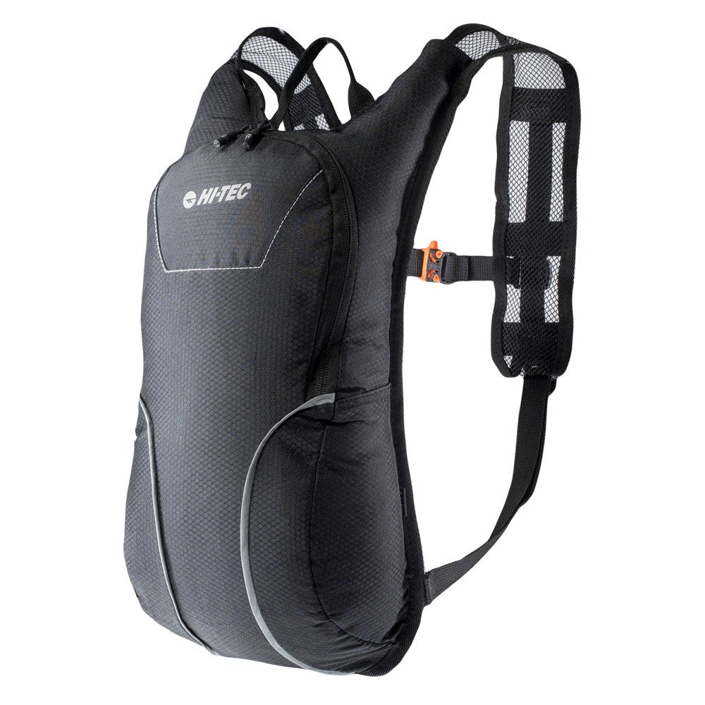 Black - Side - Hi-Tec Unisex Adult Walky Logo Backpack