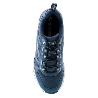 Navy-Off White - Back - Hi-Tec Womens-Ladies Manisa Walking Shoes