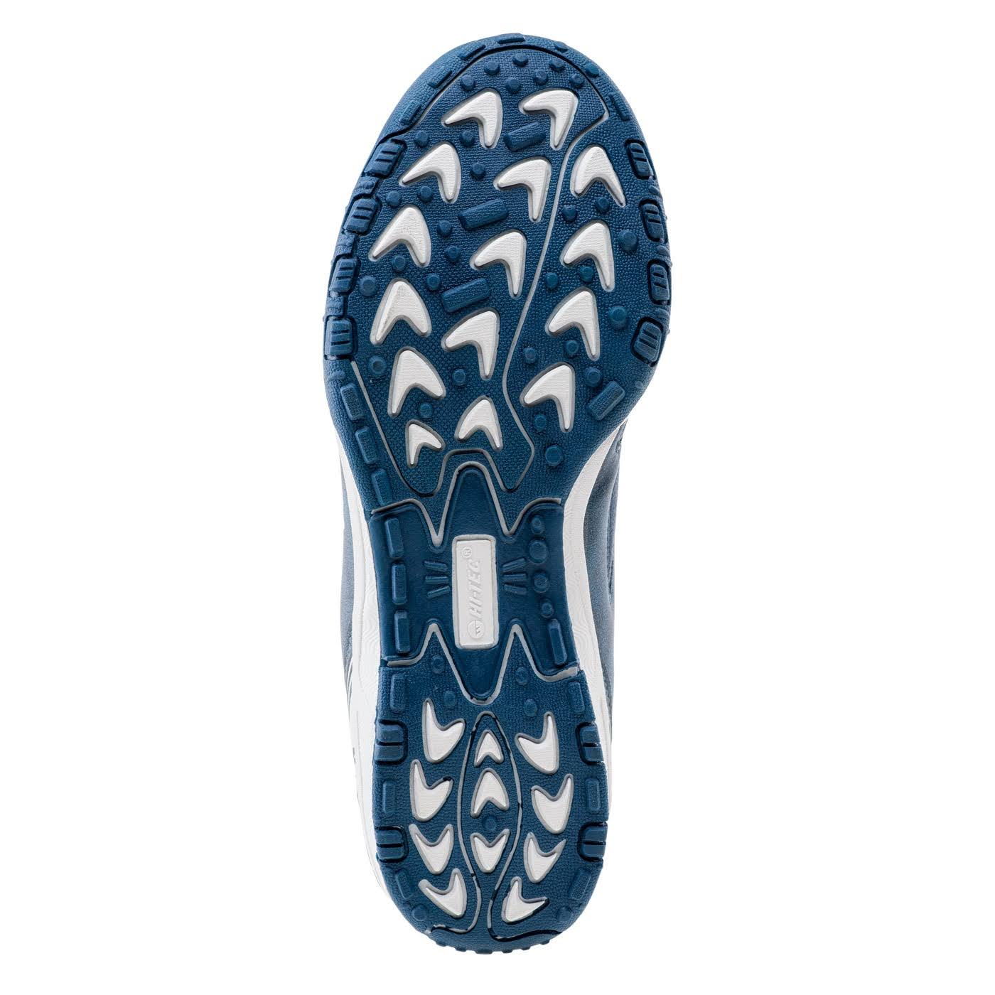 Navy-Off White - Side - Hi-Tec Womens-Ladies Manisa Walking Shoes