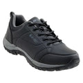 Black - Front - Hi-Tec Mens Canori Low Cut Walking Shoes