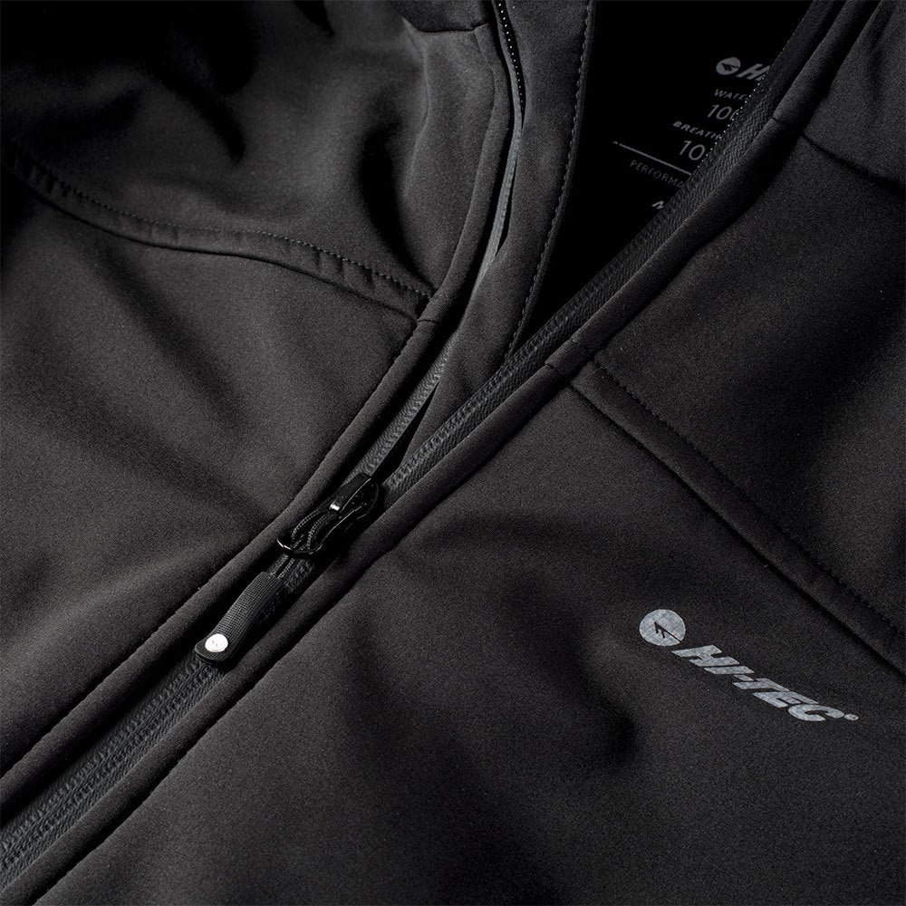 Black - Lifestyle - Hi-Tec Mens Geko Soft Shell Jacket