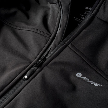 Black - Lifestyle - Hi-Tec Mens Geko Soft Shell Jacket