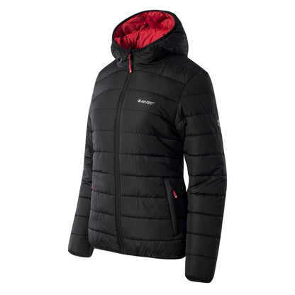 Black-Salsa - Back - Hi-Tec Womens-Ladies Halden Padded Jacket