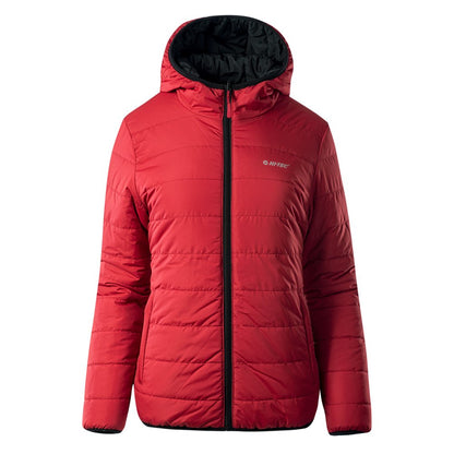 Black-Salsa - Side - Hi-Tec Womens-Ladies Halden Padded Jacket