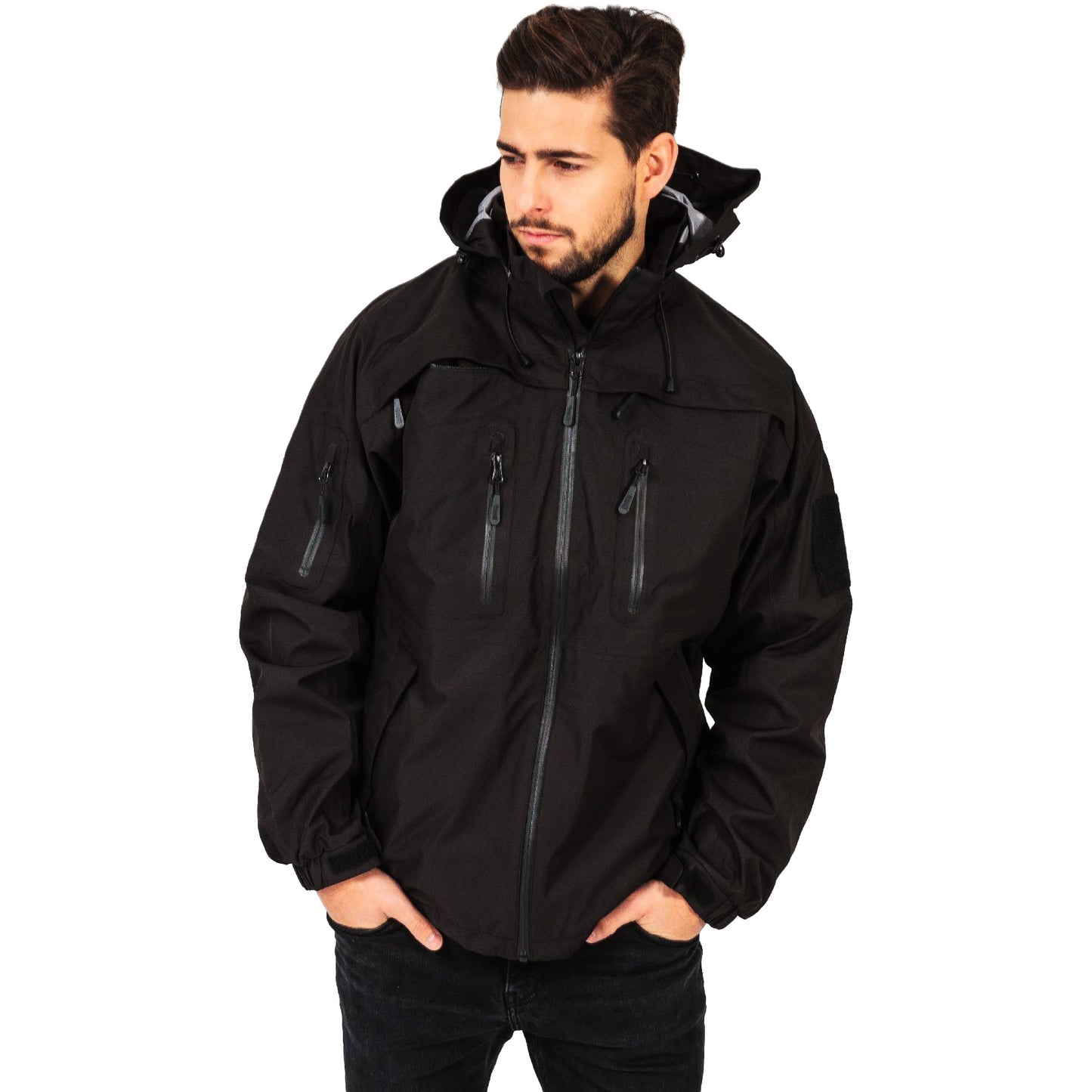 Black - Close up - MAGNUM Mens Sparta 2.0 Waterproof Jacket